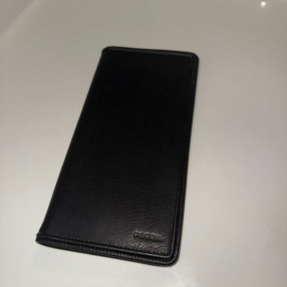 Fossil Black Leather Wallet